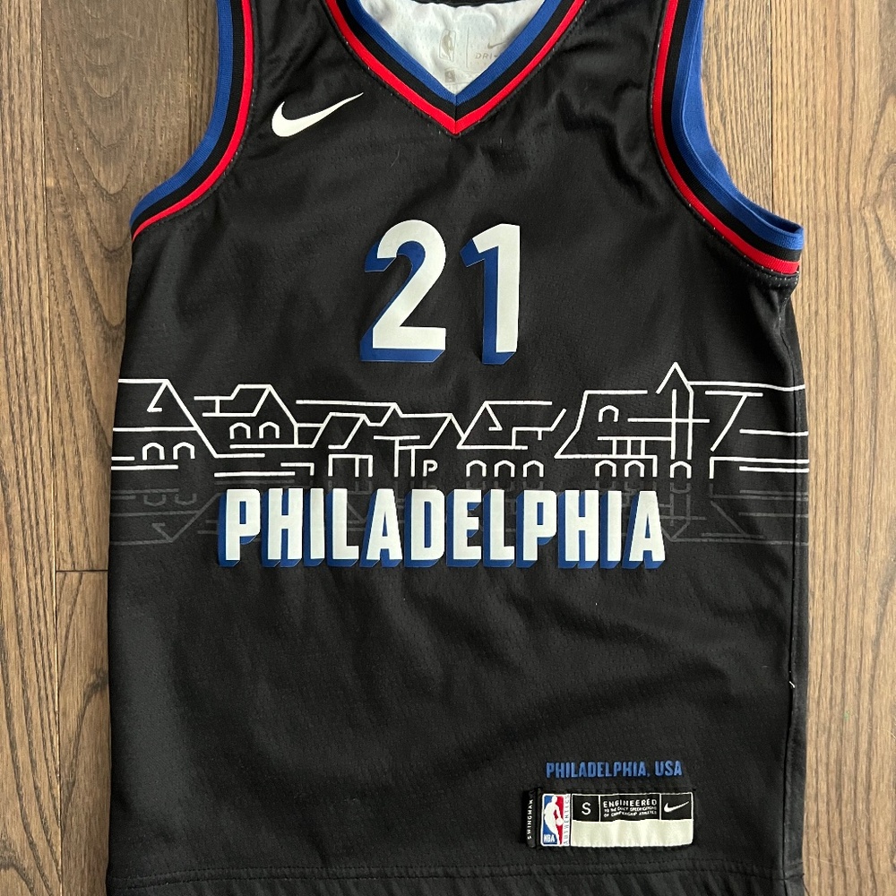 Joel Embiid Swingman City Edition Jersey Youth Small